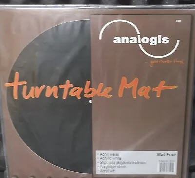 Kaufen Analogis »Mat Four« –  Plattentellerauflage Aus Weissem Acryl • 28.95€