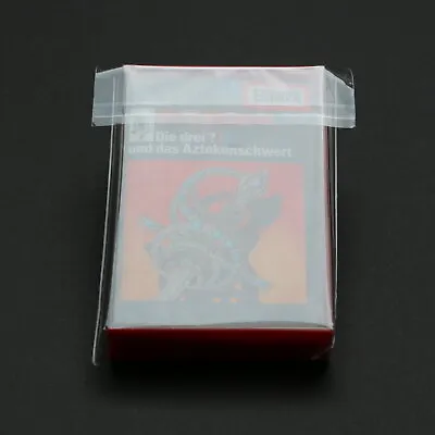 Kaufen 200 St. Musik Kassetten Schutzhüllen Aus Glasklarer Folie Hörbuch MC • 8.95€