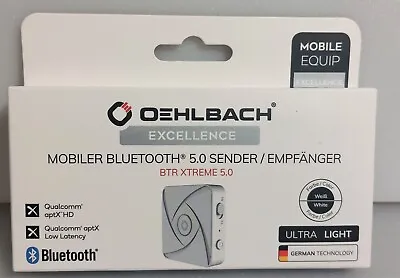 Kaufen Mobiler Bluetooth Sender/Empfänger BTR Xtreme 5.0 Weiß(6051) (B) Markenware! • 45.99€