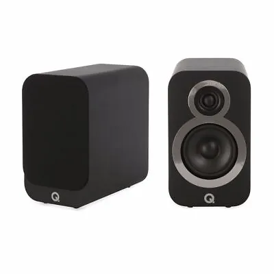 Kaufen Q Acoustics 3010i Bücherregal Oder Ständer Montierbares Paar Lautsprecher In Carbonschwarz • 225.38€