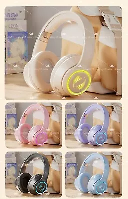 Kaufen Kabellose Bluetooth Kopfhörer Mit Geräuschunterdrückung Over-Ear Ohrhörer 5.3 UK • 16.24€