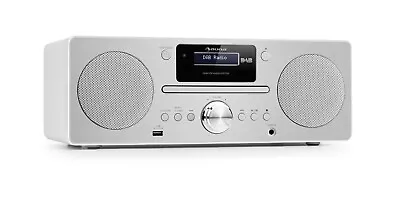 Kaufen AUNA DAB-Radio Mit CD Player Micro Stereoanlage UKW Bluetooth USB Weiß • 50€