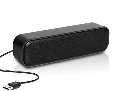 Kaufen USB Computer Lautsprecher-Kabel Mini Soundbar Lautsprecher-Laptop Stereo Lautsprecher • 23.04€