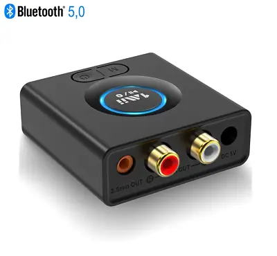 Kaufen Audio Empfänger Bluetooth 5,0 Musik Stereo Adapter Extra Bass-Modus RCA 1Mii • 24.99€