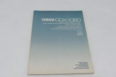 Kaufen YAMAHA CDX-1060 CD-Player Anleitung Instruction Manual Bedienungsanleitung • 9.99€