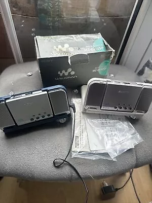 Kaufen 2x SONY WALKMAN MZ-E810SP Portable MD Player Silver  & Rosa/weiss • 199€