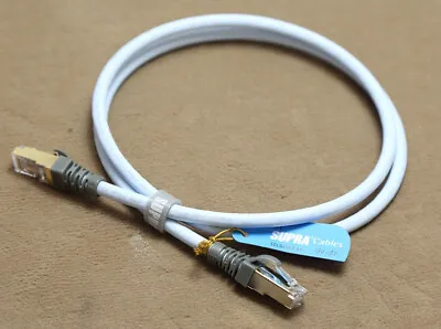 Kaufen Supra Cables High-End CAT 8+ Patch Netzwerk LAN Kabel 1,0m Werkskonfektion • 56.99€