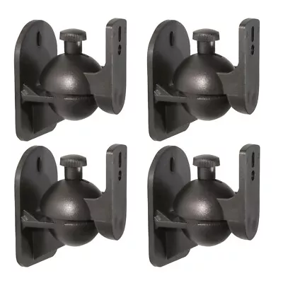 Kaufen 4x Wandhalter Für Lautsprecher Universal Wandhalterung Boxen Wand Halter Schwarz • 13.45€