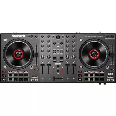 Kaufen Numark NS4FX Serato DJ-Controller 4-Kanal 6 Zoll Jogwheels 8 Pads | NEU • 479.90€