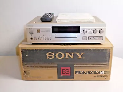 Kaufen Sony MDS-JA20ES High-End MiniDisc Recorder In OVP, FB&BDA, 2 Jahre Garantie • 999.99€
