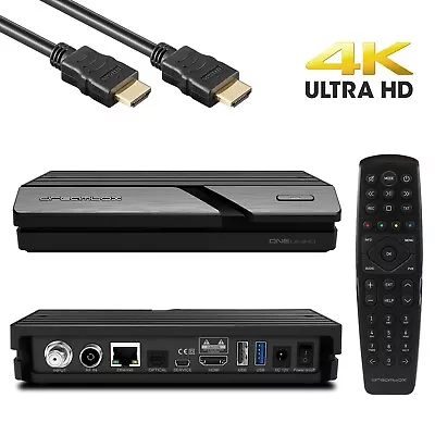 Kaufen Dreambox One Combo 4K UHD H.265 E2 Linux Dual WiFi DVB-S2X MIS DVB-C/T2 Receiver • 219€