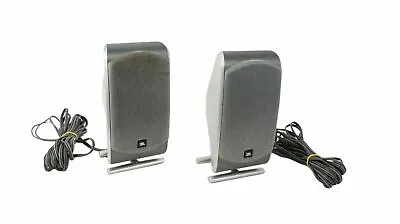 Kaufen ✅2x JBL SCS 200 SAT Lautsprecher Boxen Silber Mit Tischständer Inkl. Kabeln✅ • 44.90€