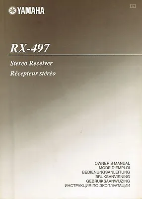 Kaufen YAMAHA RX 497 Stereo Receiver Bedienungsanleitung Original • 10€