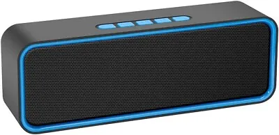 Kaufen Kolaura Tragbarer Kabelloser Lautsprecher (blau Und Schwarz) Bluetooth Kompatibel  • 28.82€