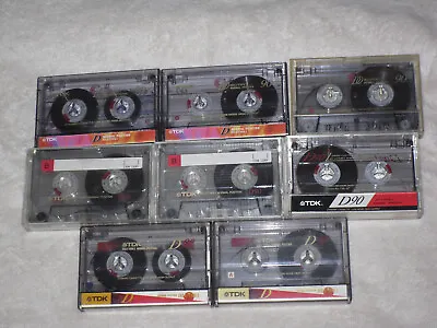 Kaufen   8 MCs Musikkassetten --  TDK D90 90min (bespielt!?)   • 6€