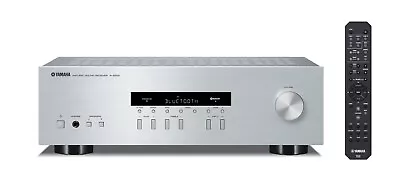 Kaufen YAMAHA R-S202D Stereo AV-Receiver / DAB+ / Bluetooth / Silber / Neuwertig • 59€