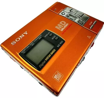 Kaufen Sony Walkman MZ-R50 Minidisc Recorder Orange Aktiv • 344.95€