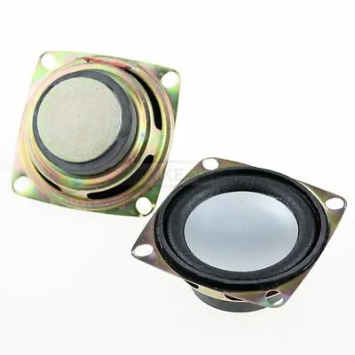Kaufen 2 Stück 2  Inch 4Ohm 3W 52mm Dia Aluminum Internal Magnet Lautsprecher Speaker • 5.71€