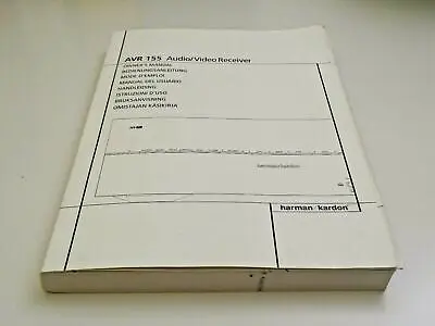 Kaufen Original Harman/kardon AVR 155 Bedienungsanleitung / Manual, Deutsch • 29.99€