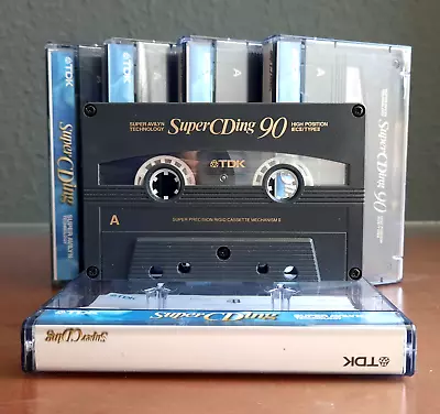 Kaufen ⭐️5x TDK SuperCDing 90 Typ 2 Kassetten Audiokassetten MC Tape / Geprüft • 9.90€