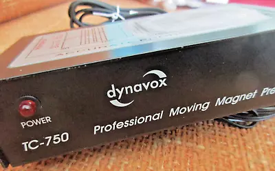 Kaufen Dynavox TC-750 Profi Phonovorverstärker Plattenspieler Mit Netzgerät + Kabel • 33€