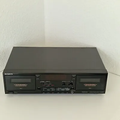 Kaufen Sony TC-WR690 Stereo Doppel Kassettendeck Mit Neuen Riemen!!! Tape Tapedeck Deck • 139€