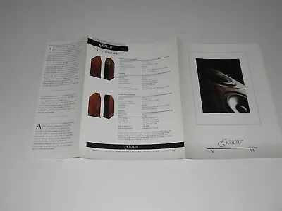 Kaufen Genesis V,VI Hohe Ende Lautsprecher Info 6 Seiten Prospekt Original 1990's • 27.67€