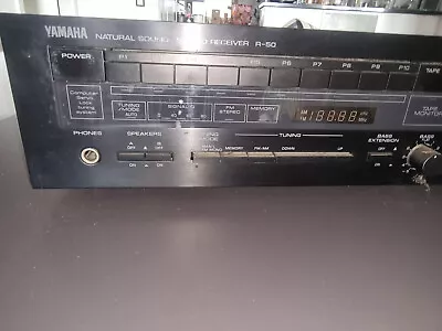 Kaufen Top Yamaha R-50 Stereo / HiFi Receiver 2 + 2 Betrieb (schwarz) (492) Gewartet • 25€