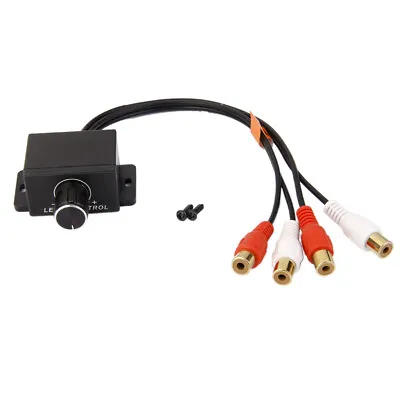 Kaufen Schwarz Audio Controller Für Dashmount Verstärker Pegelregler • 8.70€