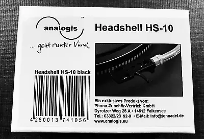 Kaufen Headshell HS-10  Analogis  NEU SME-Systemträger Technics-Bauform • 8.99€