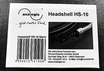 Kaufen Headshell HS-10  Analogis  NEU SME-Systemträger Technics-Bauform • 10.99€