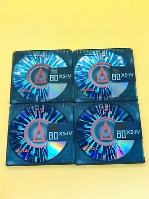 Kaufen 4x MD Minidisc Minidisk TDK 74 XS-iV MDs Gebraucht Blank Disc MD LEER Händler • 20.99€