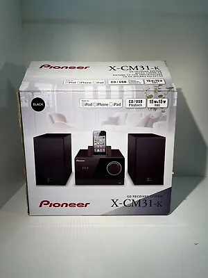Kaufen Pioneer X CM 31 K CD Receiver Mini System Hi-Fi Musik Radio USB IPod - OVP • 89€