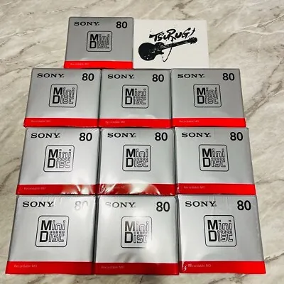 Kaufen Sony Md Rohling Minidisc 80 Minuten Bespielbar Md MDW80T 20 Disk Set Neu • 109.19€