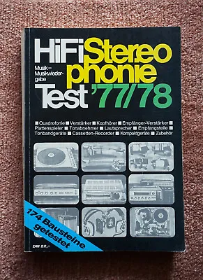 Kaufen Hifi Stereophonie Test 77/78 - Marantz 4400, Sansui 20000, 9900, ESS, Klipsch • 24.50€