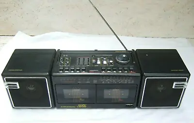 Kaufen GRUNDIG Party Center 2200 HIFi Stereo Radio Doppelkassetten Rekorder Boombox 2MC • 25€