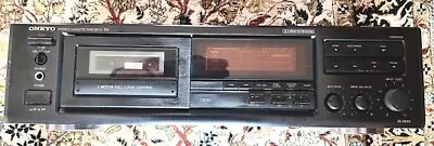 Kaufen Onkyo TA-2830 R1  Stereo Cassettendeck Schwarz Tapedeck • 68€