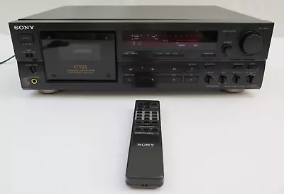 Kaufen Sony TC-K770ES Highend Stereo Cassette Deck Tapedeck TC-K 770 ES +Remote RM-J701 • 469€