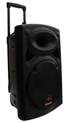 Kaufen E-Lektron EL30-M 700W Mobile PA Soundanlage Akku-MP3-USB-BT Mikrofone Rollkoffer • 212.99€