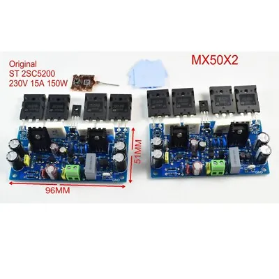 Kaufen MX50X2 Dual Amplifier Board 200W 8R Single-Ended Quasi-Komplementär AMP • 33.47€