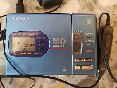 Kaufen Mini Disc Walkman Sony MZ-R35.    Neue Mini  Discs Und Gebrauchte • 50€