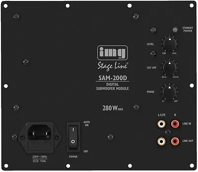Kaufen SAM-200D - Digital-Verstärker-Modul Für Subwoofer Selbstbau -  200 Watt RMS • 201.65€