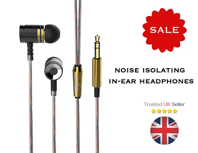 Kaufen Beste Qualität High Definition Ohrhörer Geräuschisolierend Bass Verbessertes System NEU UK • 6.61€