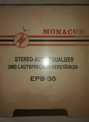 Kaufen Monacor Stereo Auto Equalizer EPB-35 • 34€