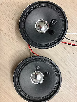 Kaufen Lautsprecher Speakers 2 Stück J73-414 H 8 Ohm 1 Watt Mit Halterung DN 80 Mm  Top • 4€