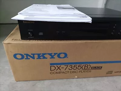 Kaufen ONKYO DX-7355 CD-PLAYER Schwarz + Fernbedienung Hifi • 125€
