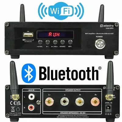 Kaufen Multi-Streaming-Verstärker 2 X 60 W Adastra S260 - Wi-Fi - Bluetooth 103.126UK • 152.05€