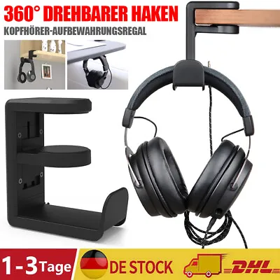 Kaufen Kopfhörerhalter Kopfhörer Ständer Aufsteller Aufhänger Headset Halterung.schwarz • 10.99€