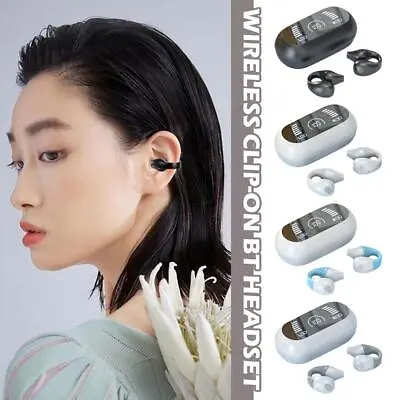 Kaufen Kopfhörer Bluetooth Ohrclip Auf Ohrring Wireless Kopfhörer Sport Headsets  • 14.82€