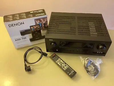 Kaufen Denon AVR-1912 HDMI Airplay 3D ARC Netzwerk IPod In  7.1 AV Receiver Plus Dock • 125€
